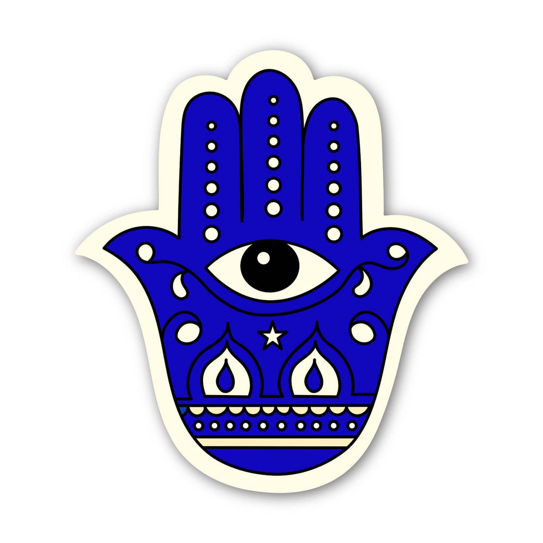Hamsa Hand Good Luck Charm Sticker