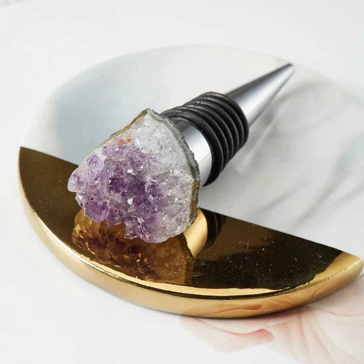 10-PC Crystal Wine Stoppers