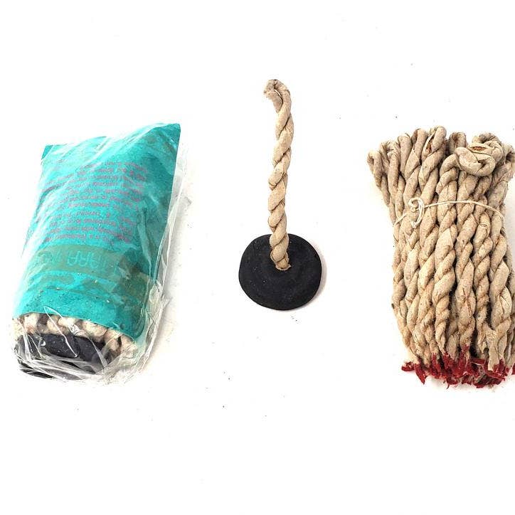 Love & Lust Tibetan Rope Incense - Green Tara with Burner