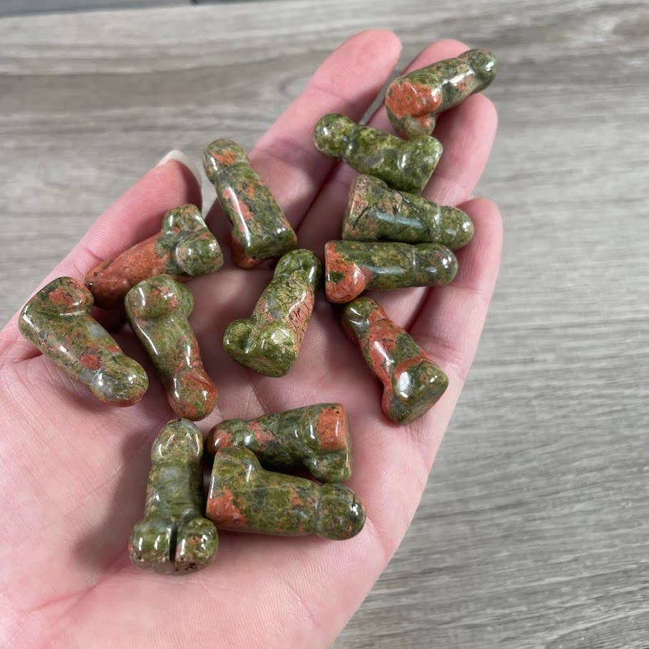 Crystal Phallic Figurine – Small Carved Gemstone 1”