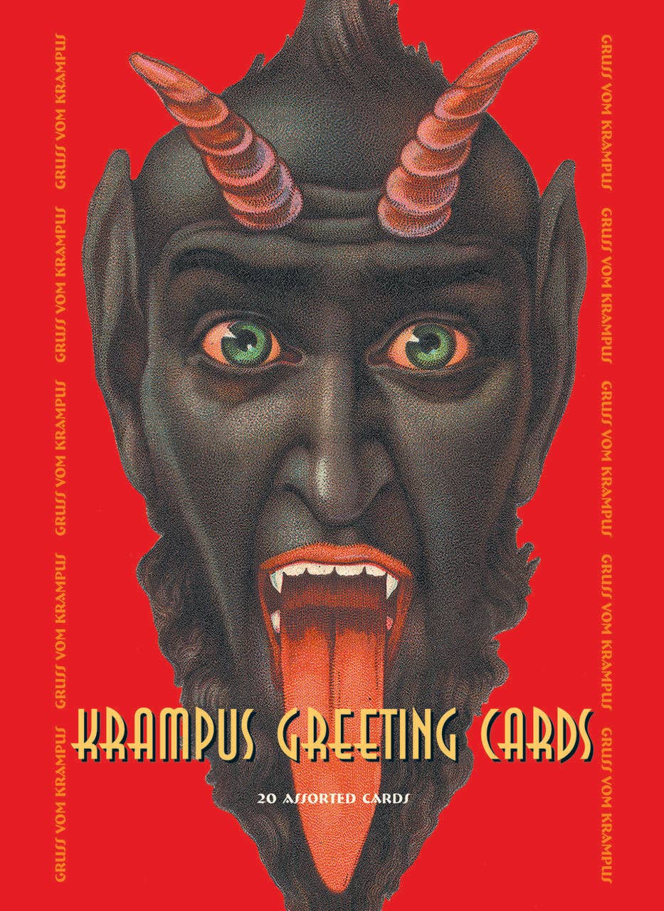Krampus Greeting Cards: 20 Assorted Cards In Deluxe Tin