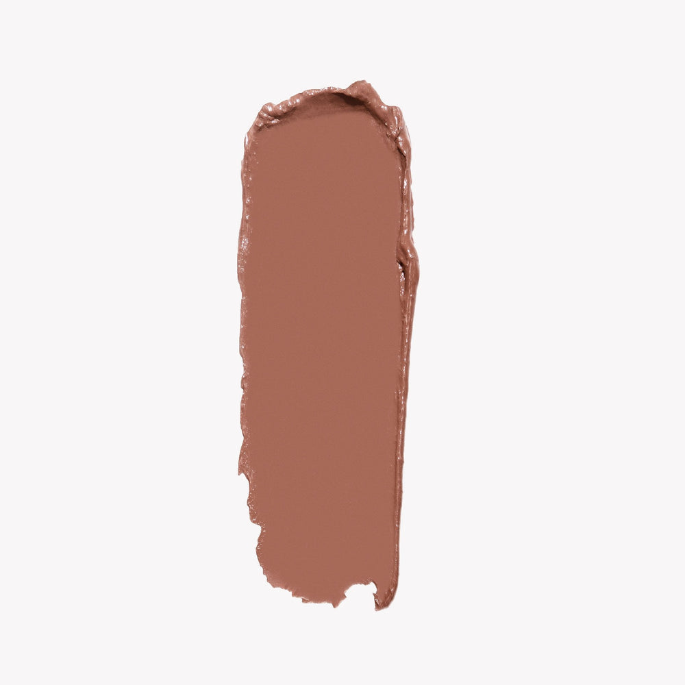 This is a swatch of the Dose of Color Liquid Matte Lip, Shade: Extra Toasty.