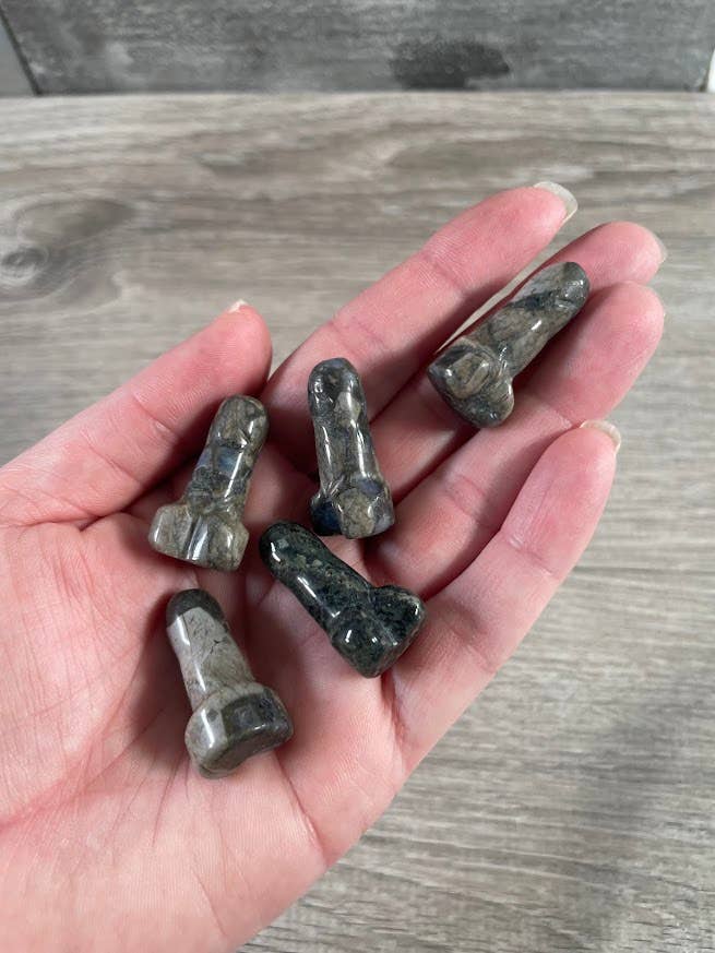 Crystal Phallic Figurine – Small Carved Gemstone 1”