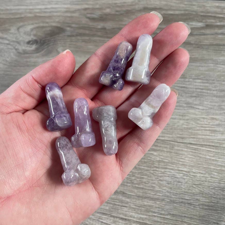 Crystal Phallic Figurine – Small Carved Gemstone 1”