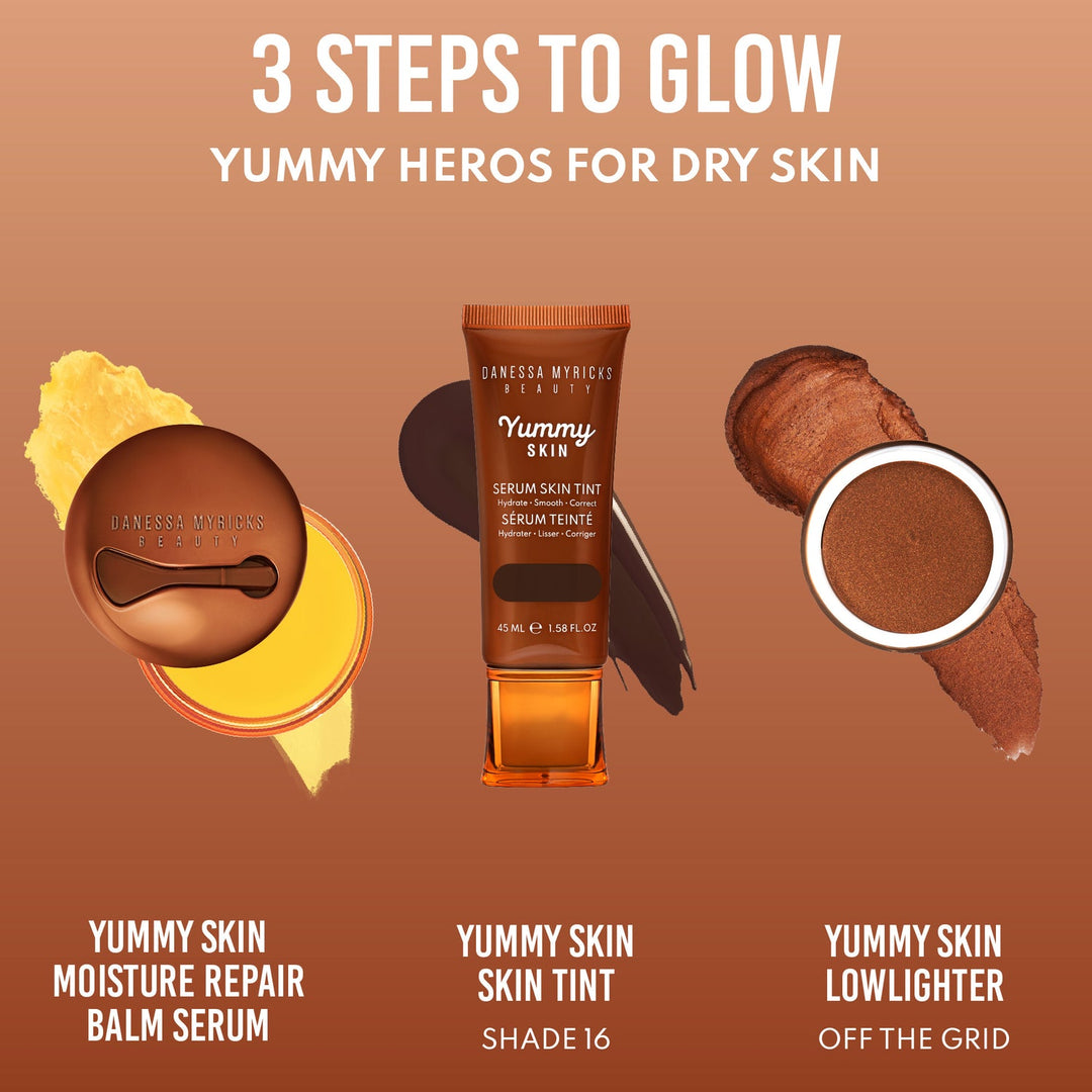 Off The Grid Yummy Skin Blurring Balm Lowlighter ways to use the glow