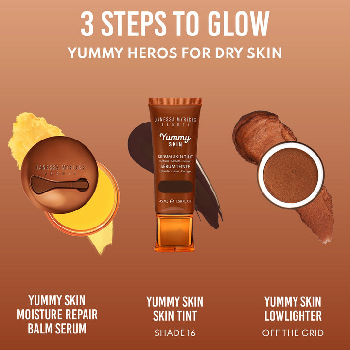 Off The Grid Yummy Skin Blurring Balm Lowlighter ways to use the glow
