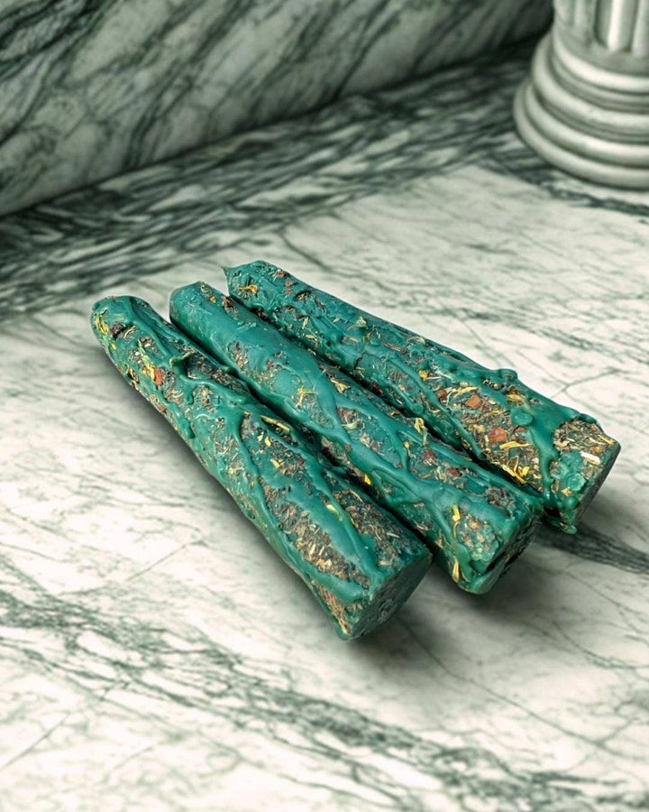 Handcrafted Prosperity Spell Candle: Abundance Manifestation
