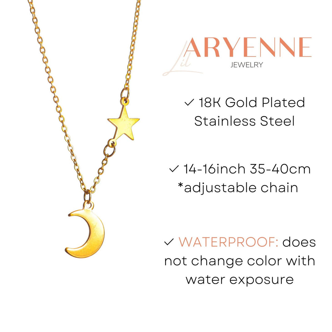 Moon & Star Necklace information