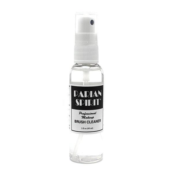 Farian Spirit makeup brush cleaner bottle on a white background