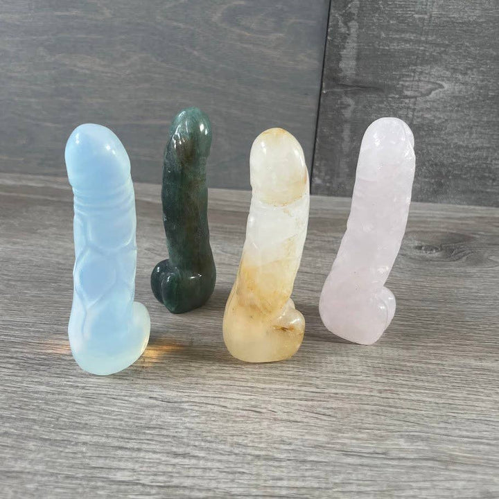 Assorted Gemstone Phallic Symbols – Crystal Carvings for Retailers and Metaphysical Shops