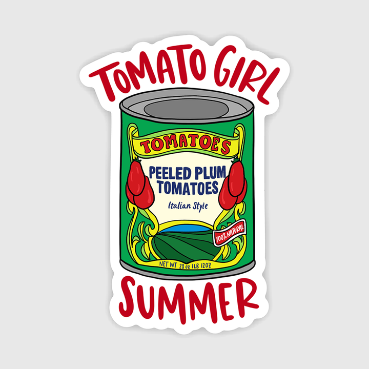 Tomato Girl Summer Sticker