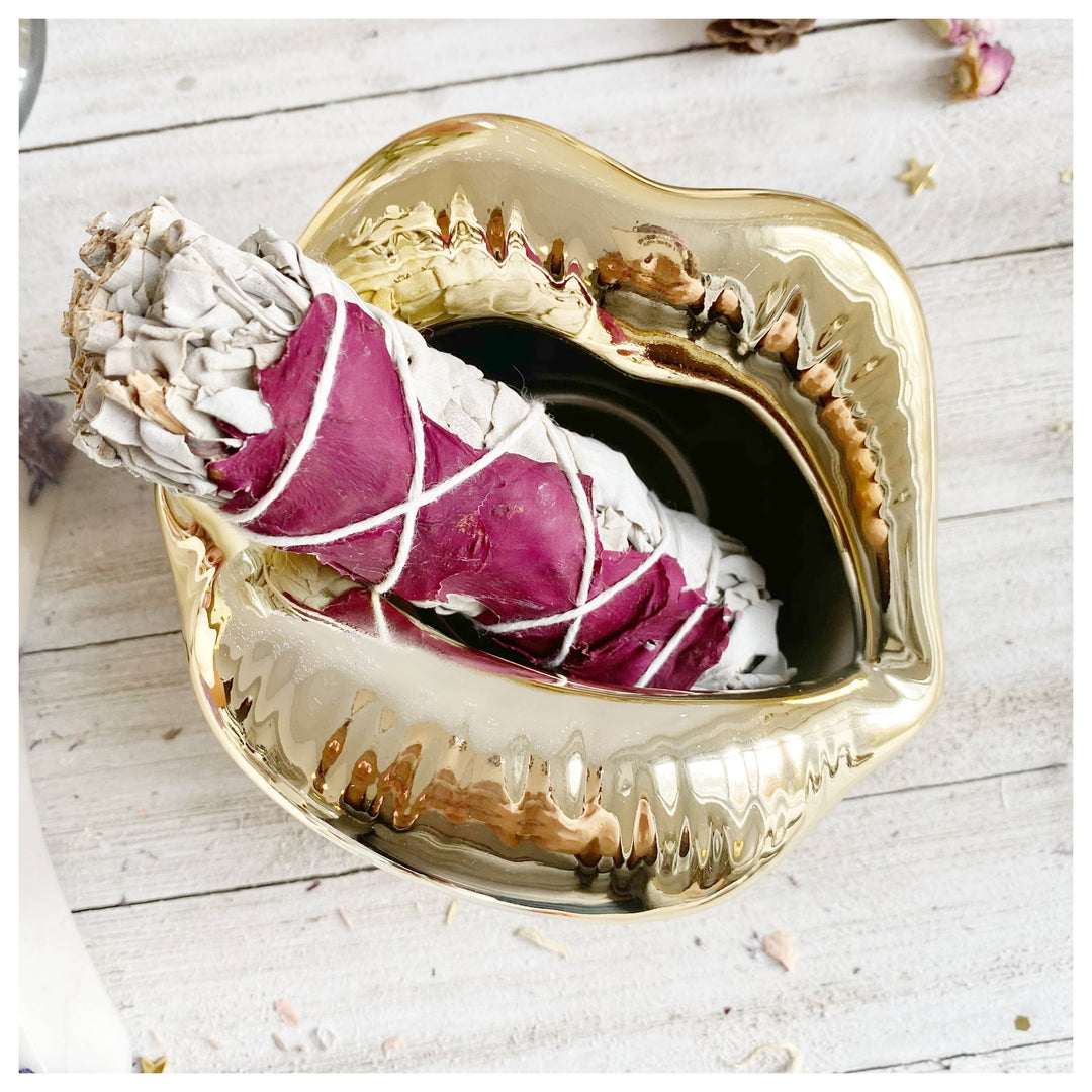 Gold Lip Candle