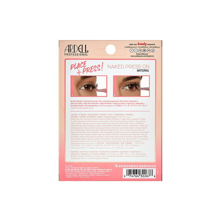 Naked 30 Pre-glued Press On Underlash Extensions - Natural