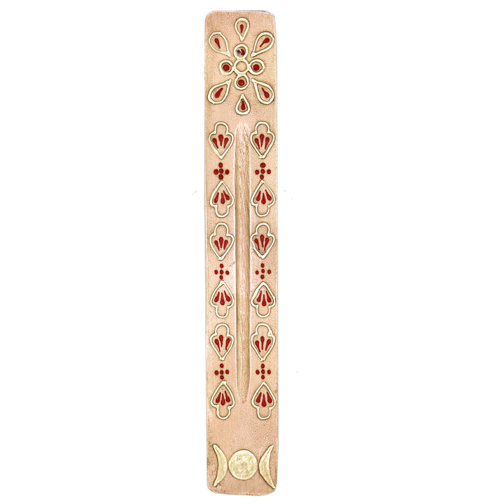 Wooden Beige Incense Stick Ash Catcher