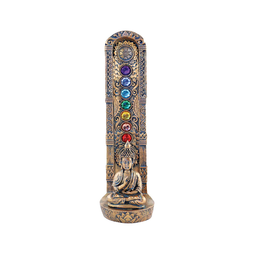 Buddha 7 Chakra Stick and Cone Incense Holder