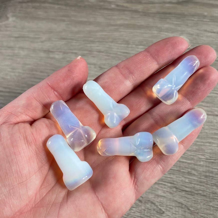 Crystal Phallic Figurine – Small Carved Gemstone 1”