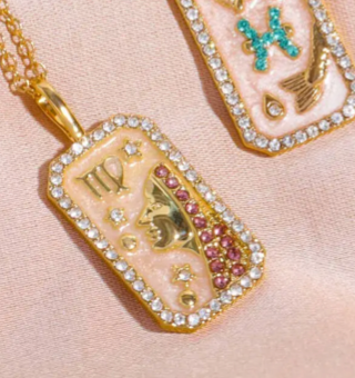 Virgo-Astrological- Zodiac- Tarot- Enamel