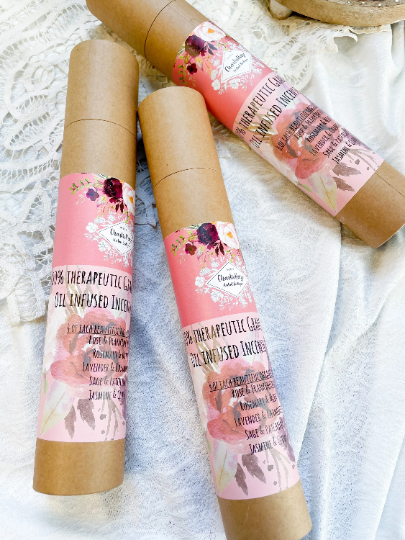 100% Therapeutic Grade Essential Oil Incense Sticks