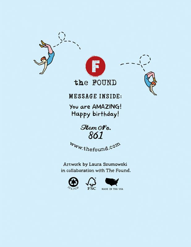Greatest Friend Circus Birthday Card