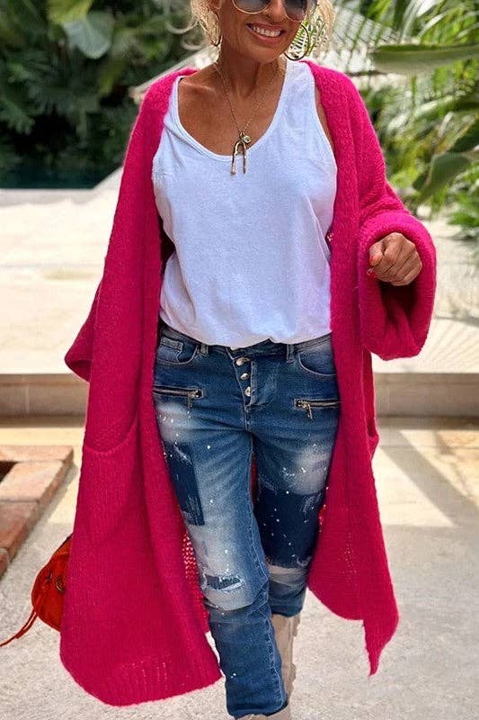 Love & Peace Oversized Cardigan