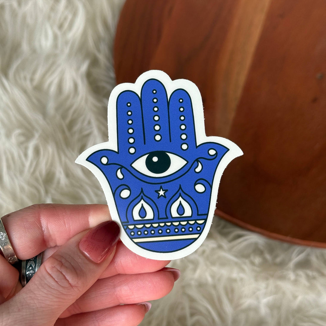 Hamsa Hand Good Luck Charm Sticker