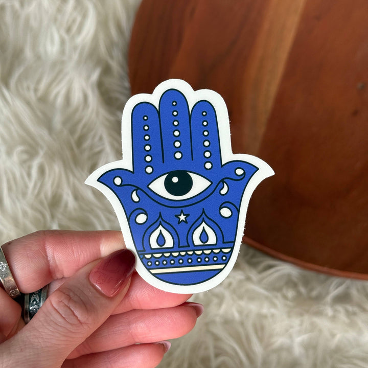 Hamsa Hand Good Luck Charm Sticker