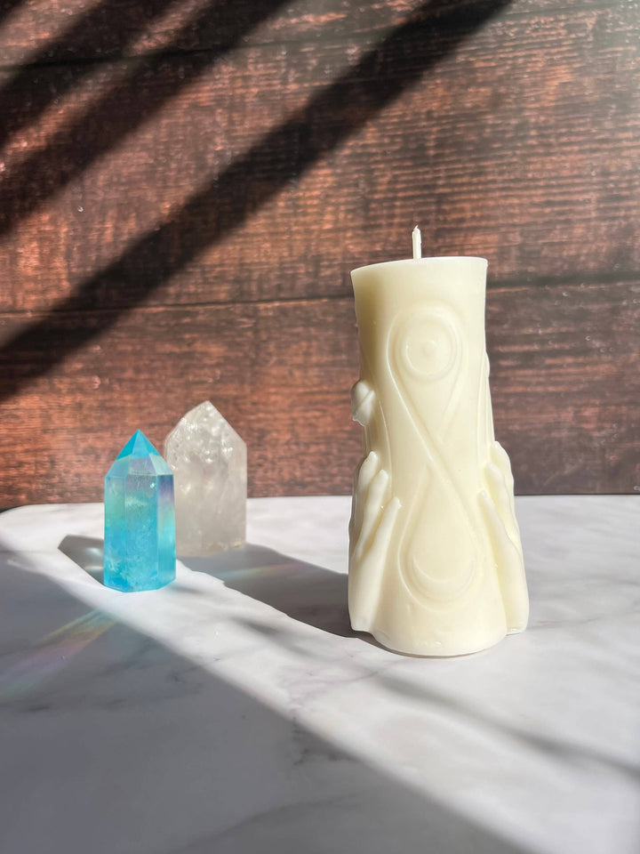 Astrology Astronomy Solar System Beeswax Candle