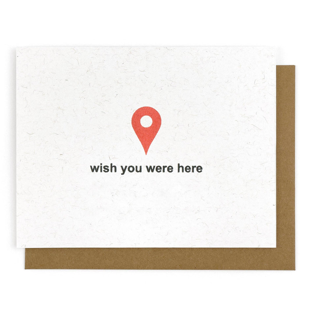 Wish You Were Here Card