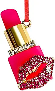 Lipstick with Rhinestoned Lips Ornanment