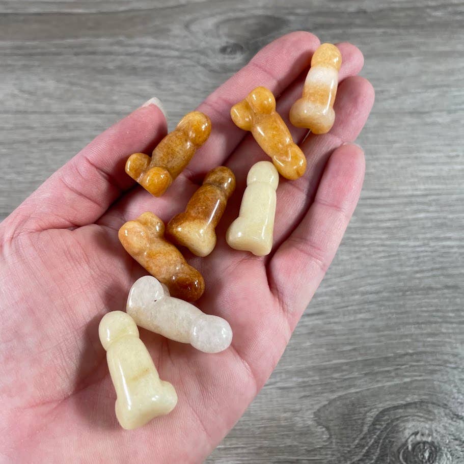 Crystal Phallic Figurine – Small Carved Gemstone 1”