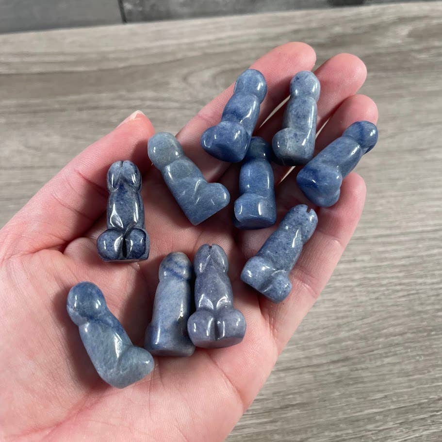 Crystal Phallic Figurine – Small Carved Gemstone 1”