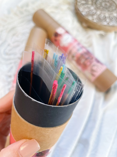 100% Therapeutic Grade Essential Oil Incense Sticks