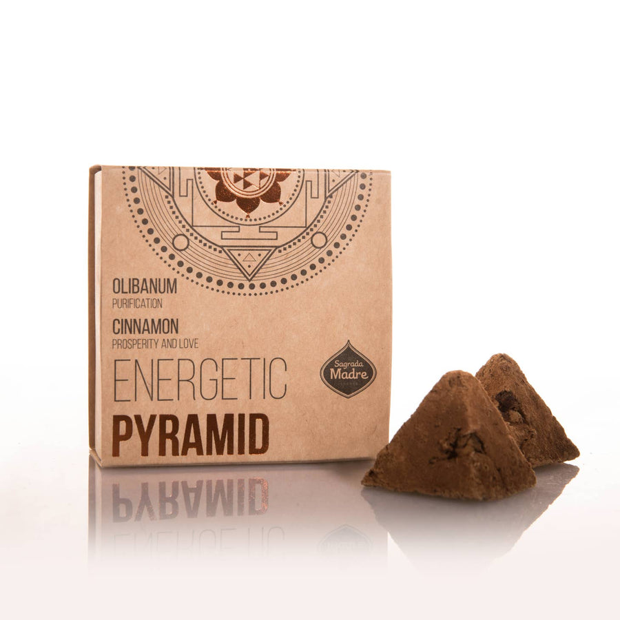 Sacred Geometry Energetic Pyramid Incense Cinnamon