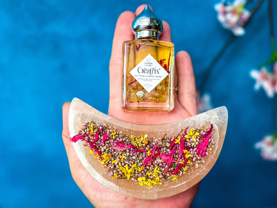 CREATRIX Natural Floral Perfume Oil for Divine Feminine Ener