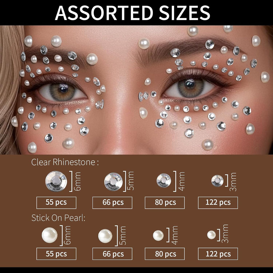 Self Adhesive Face Pearl Makeup