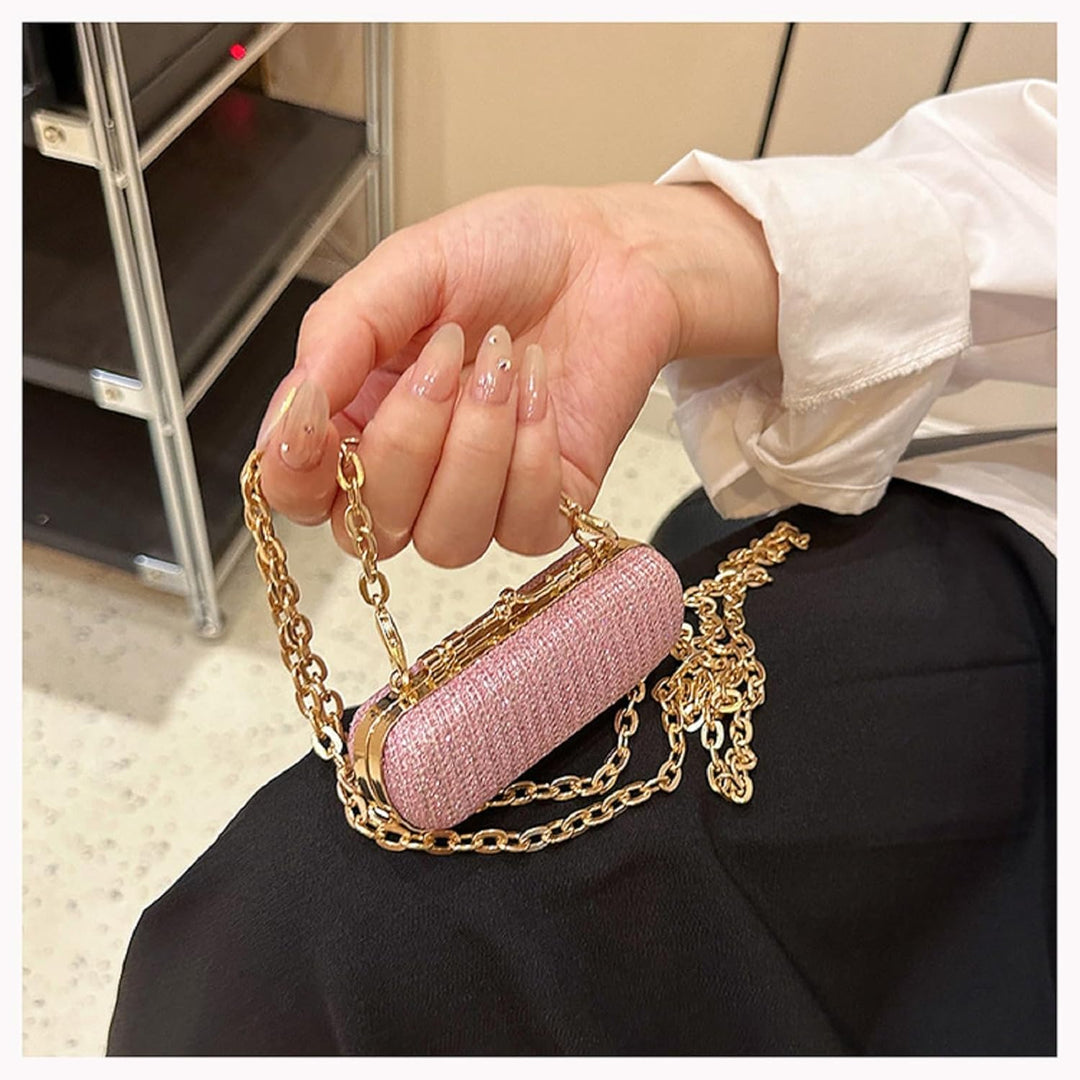 Bling Lipstick Case with Chain