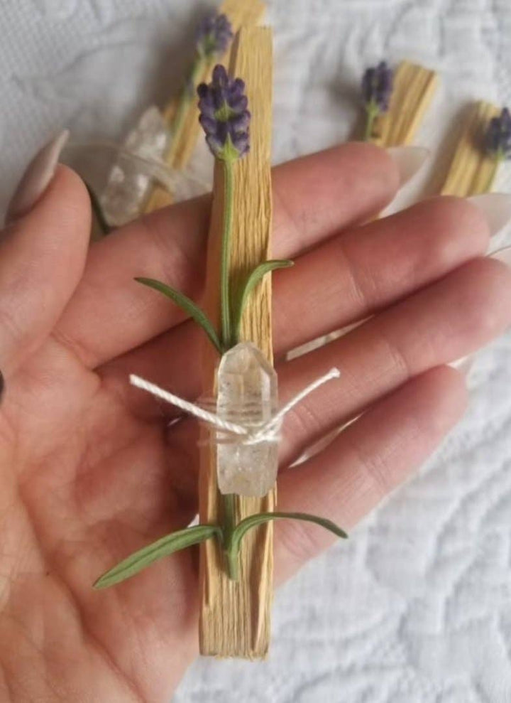 Palo Santo and Lavender Smudge Cleansing Meditation Stick