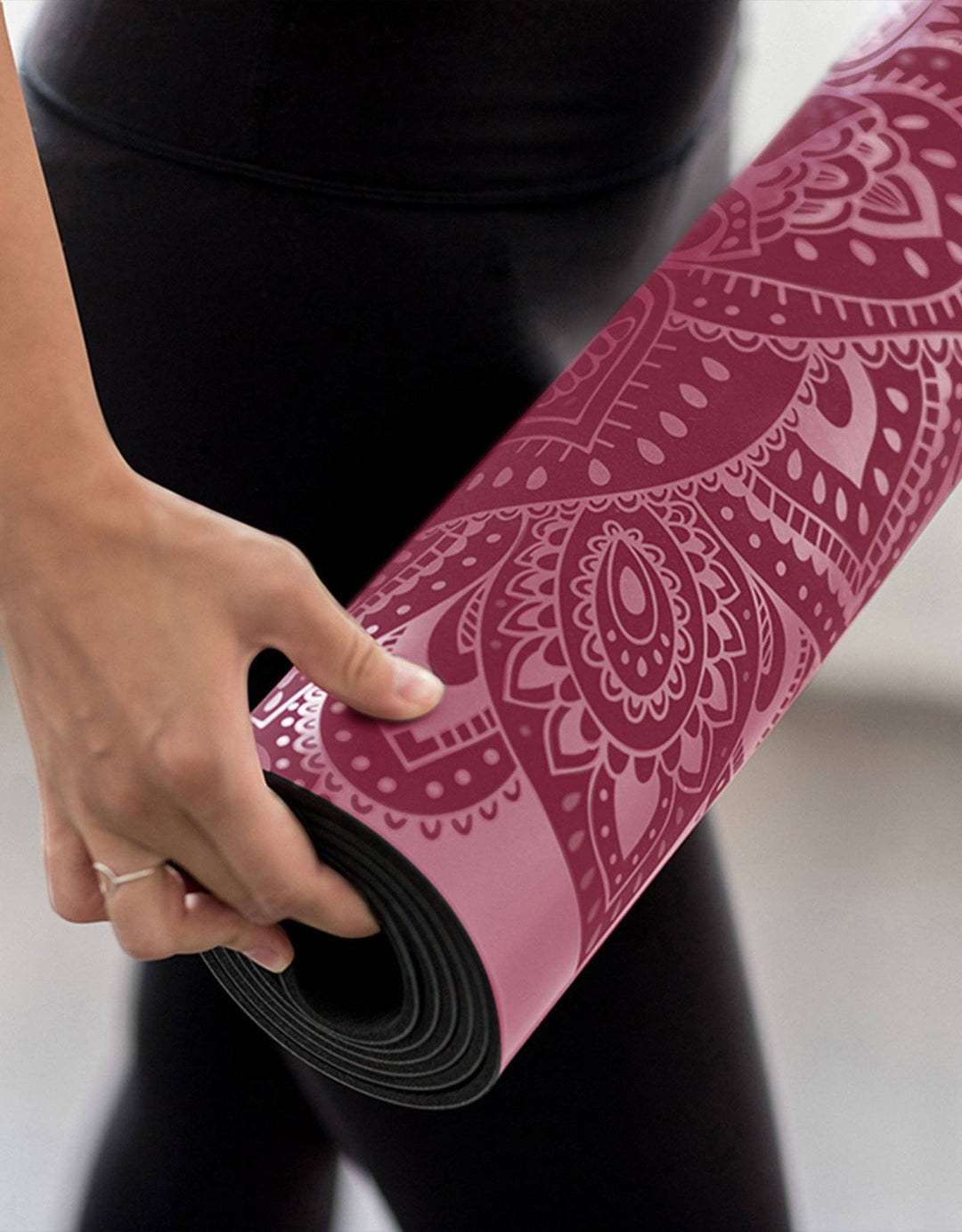 Infinity Yoga Mat Mandala Rose