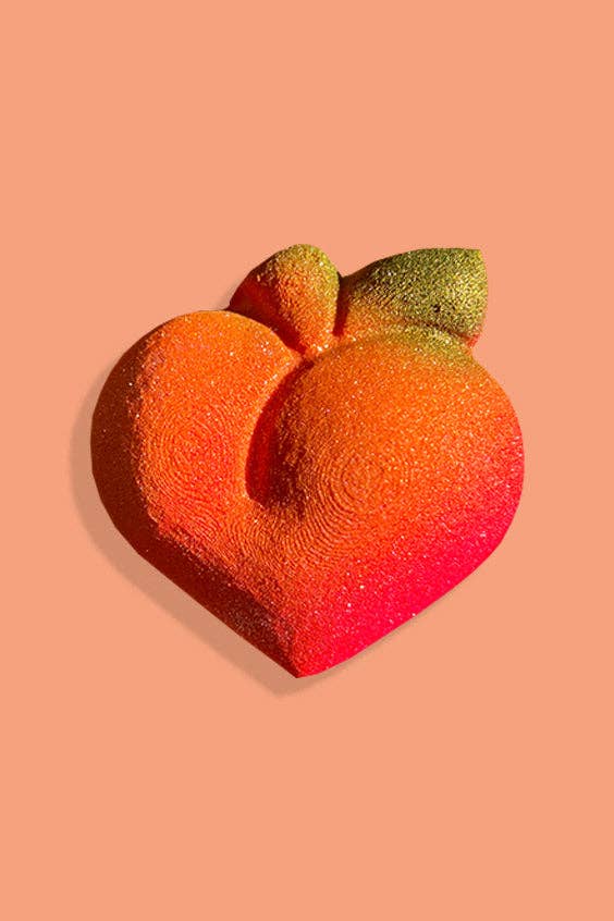 Aura of Peach - Valentines Day Crystal Infused Bath Bomb