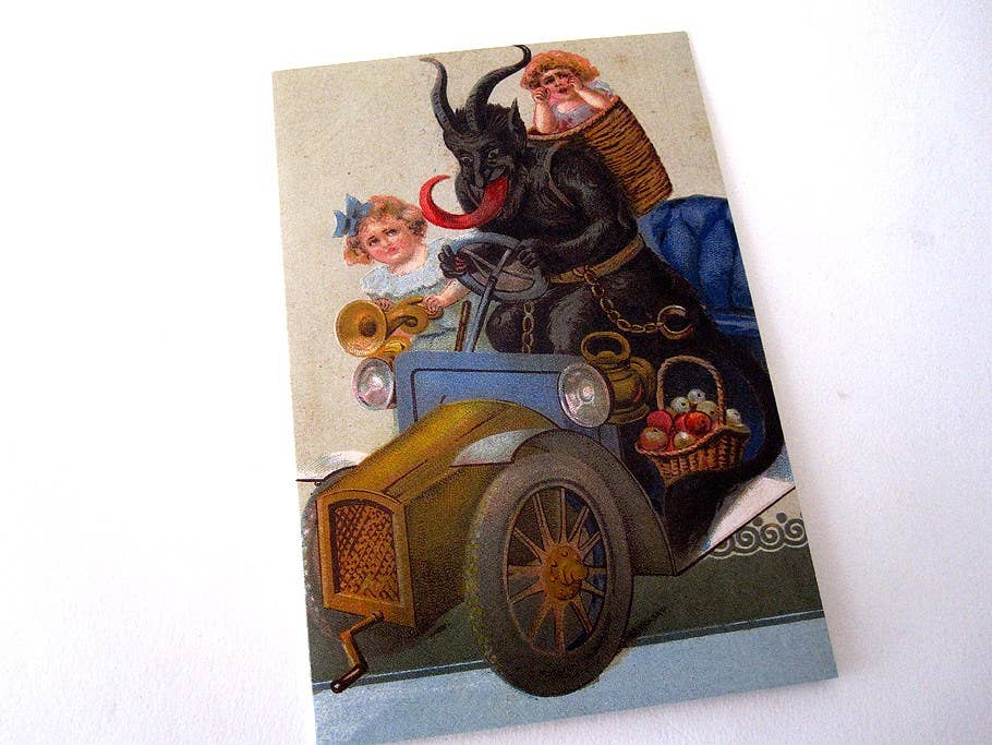 Krampus Greeting Cards: 20 Assorted Cards In Deluxe Tin