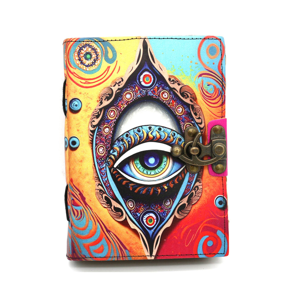 All Seeing Eye Blank Leather Journal