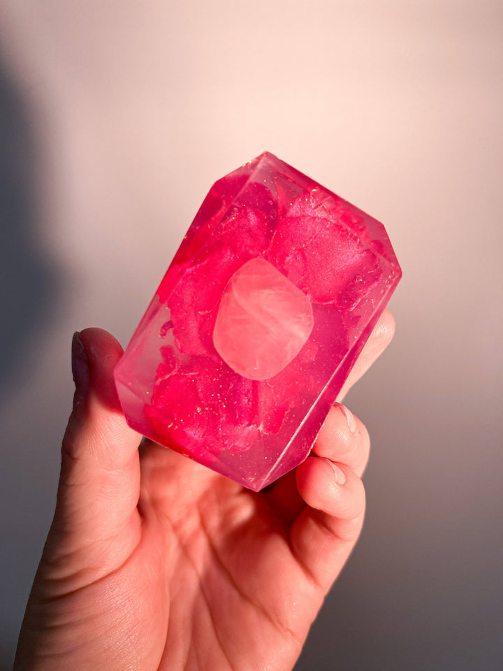 Goddess Of Love - Valentine's Day Crystal Infused Bar Soap