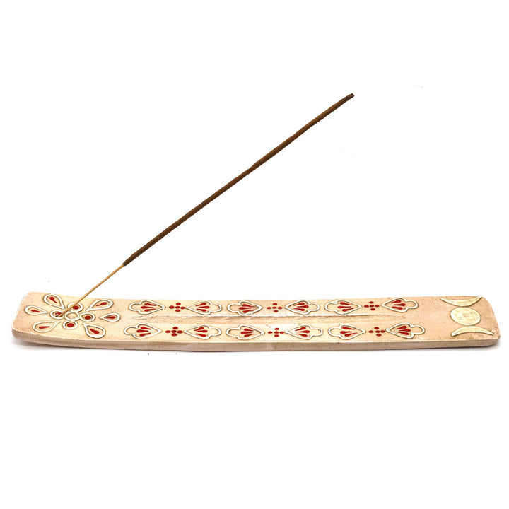 Wooden Beige Incense Stick Ash Catcher