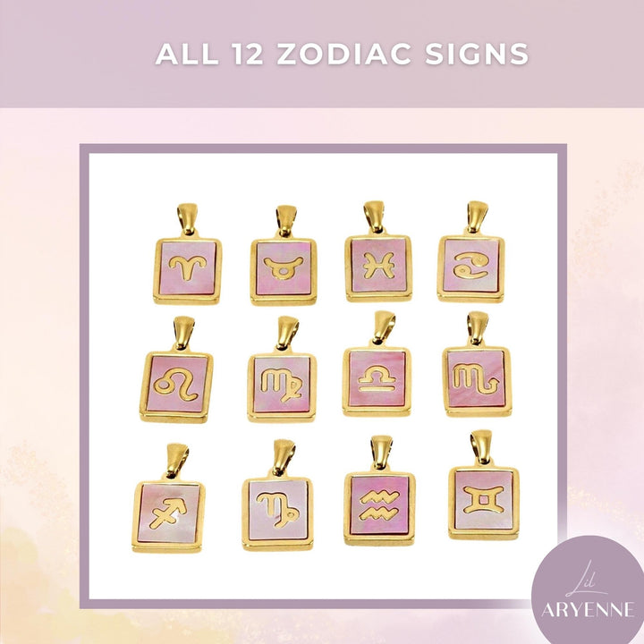 zodiac necklace collection