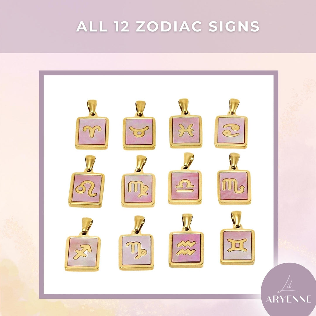 the zodiac signs on the necklaces