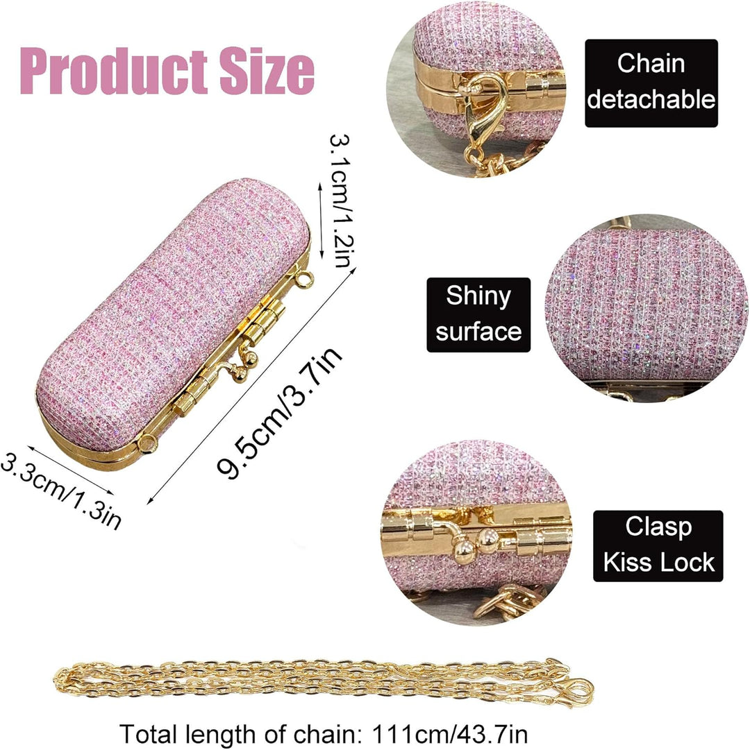 Bling Lipstick Case with Chain