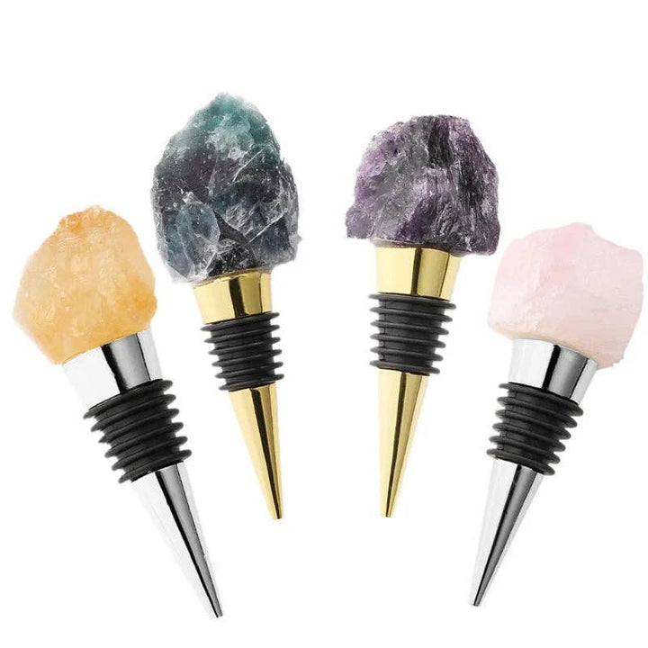 10-PC Crystal Wine Stoppers