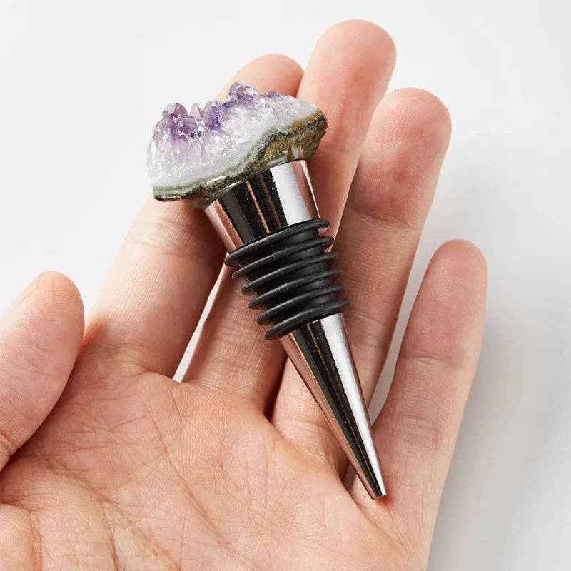 10-PC Crystal Wine Stoppers