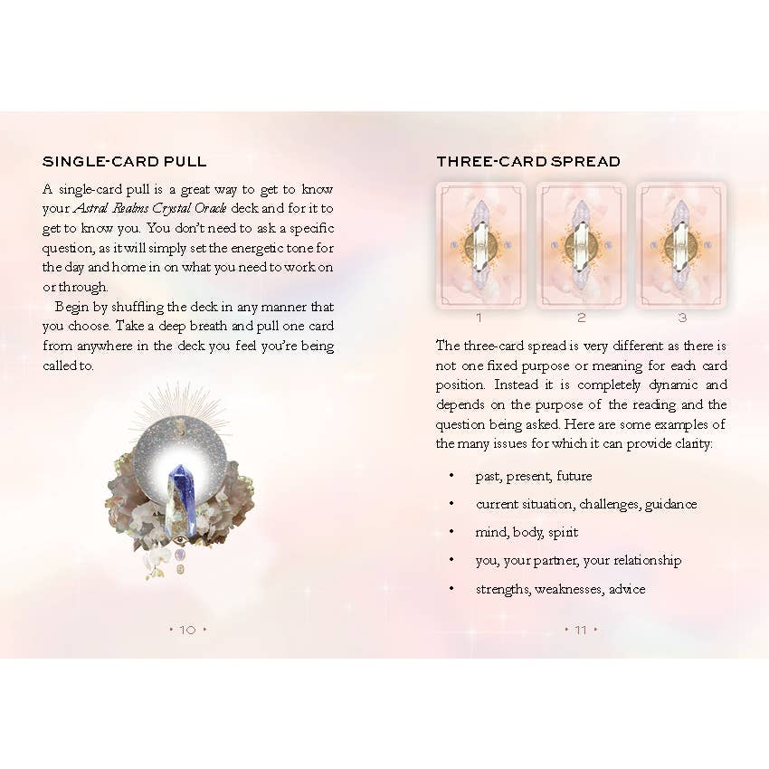 Astral Realms Crystal Oracle: A 33 Card Deck and Guidebook