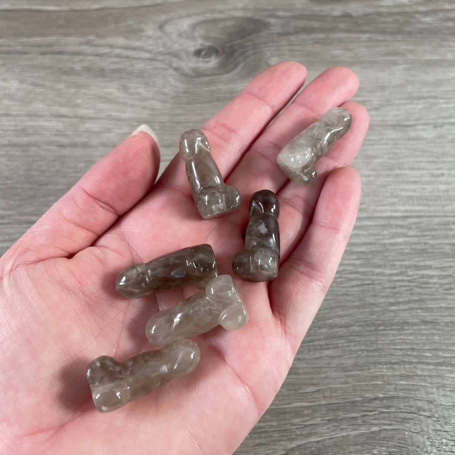 Crystal Phallic Figurine – Small Carved Gemstone 1”